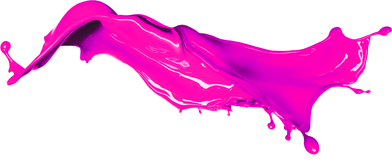 mancha de pintura rosa